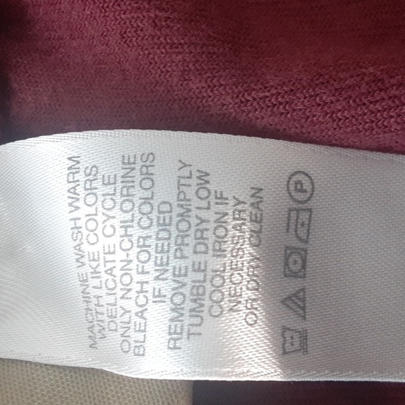 Liz‎ Claiborne Womans Pants/Lounge Wear. Size L. Burgundy. - Picture 8 of 10